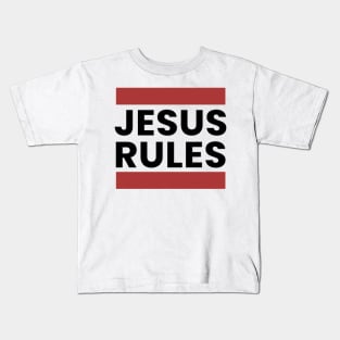 Jesus Rules Kids T-Shirt